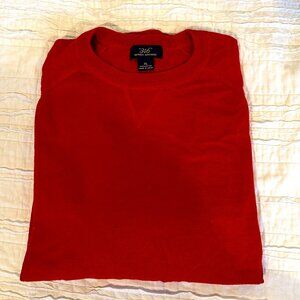 Mens Brooks Brothers "346" Red crewneck cotton sweater